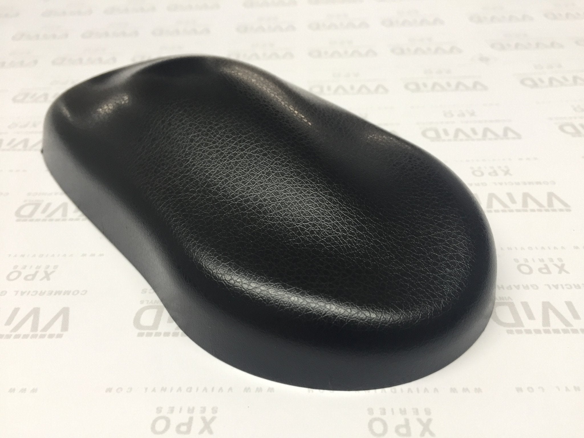 black vinyl and leather car leather