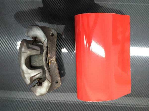 VViViD Red Enamel Caliper Wrap - The VViViD Vinyl Wrap Shop