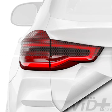 HEX+ Matte Smoke Honeycomb - Tail Light Air-tint® - The VViViD Vinyl Wrap Shop
