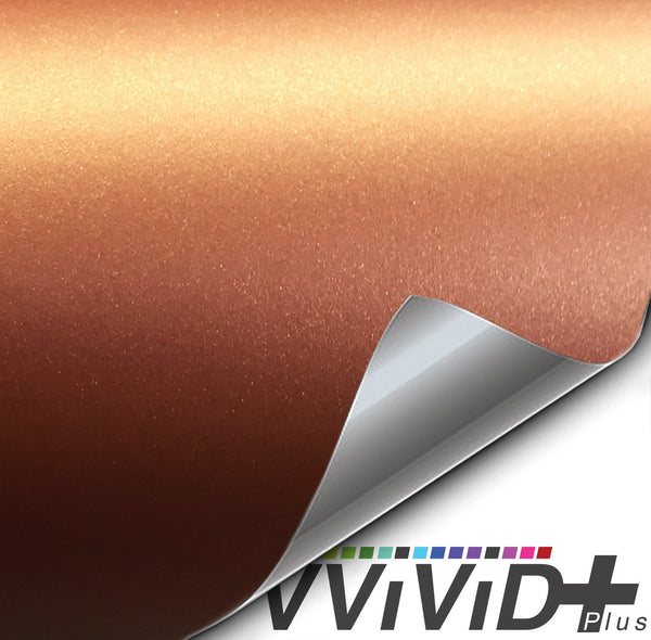 VViViD+ Matte Metallic Copper Rust (Ghost) - The VViViD Vinyl Wrap Shop