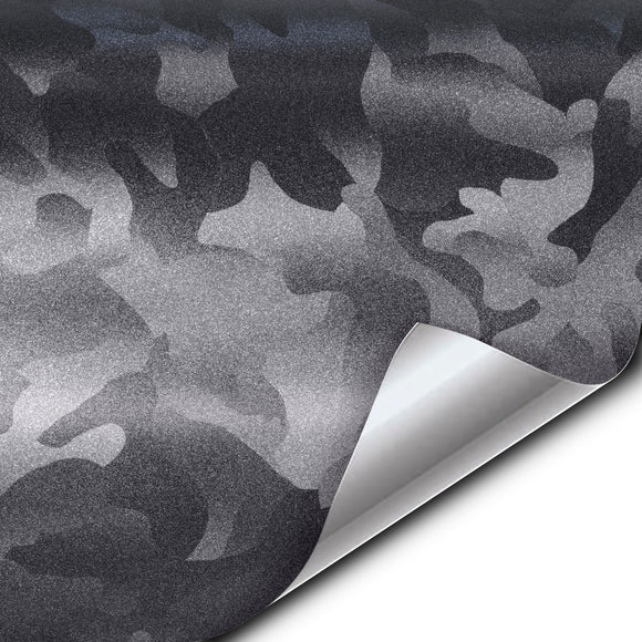 VViViD+ Ghost Metal Dark Grey Stealth Camo - The VViViD Vinyl Wrap Shop