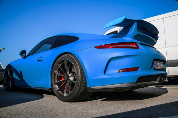 VViViD+ Matte Smurf Blue (Riviera Porsche GT3 Blue) - The VViViD Vinyl Wrap Shop