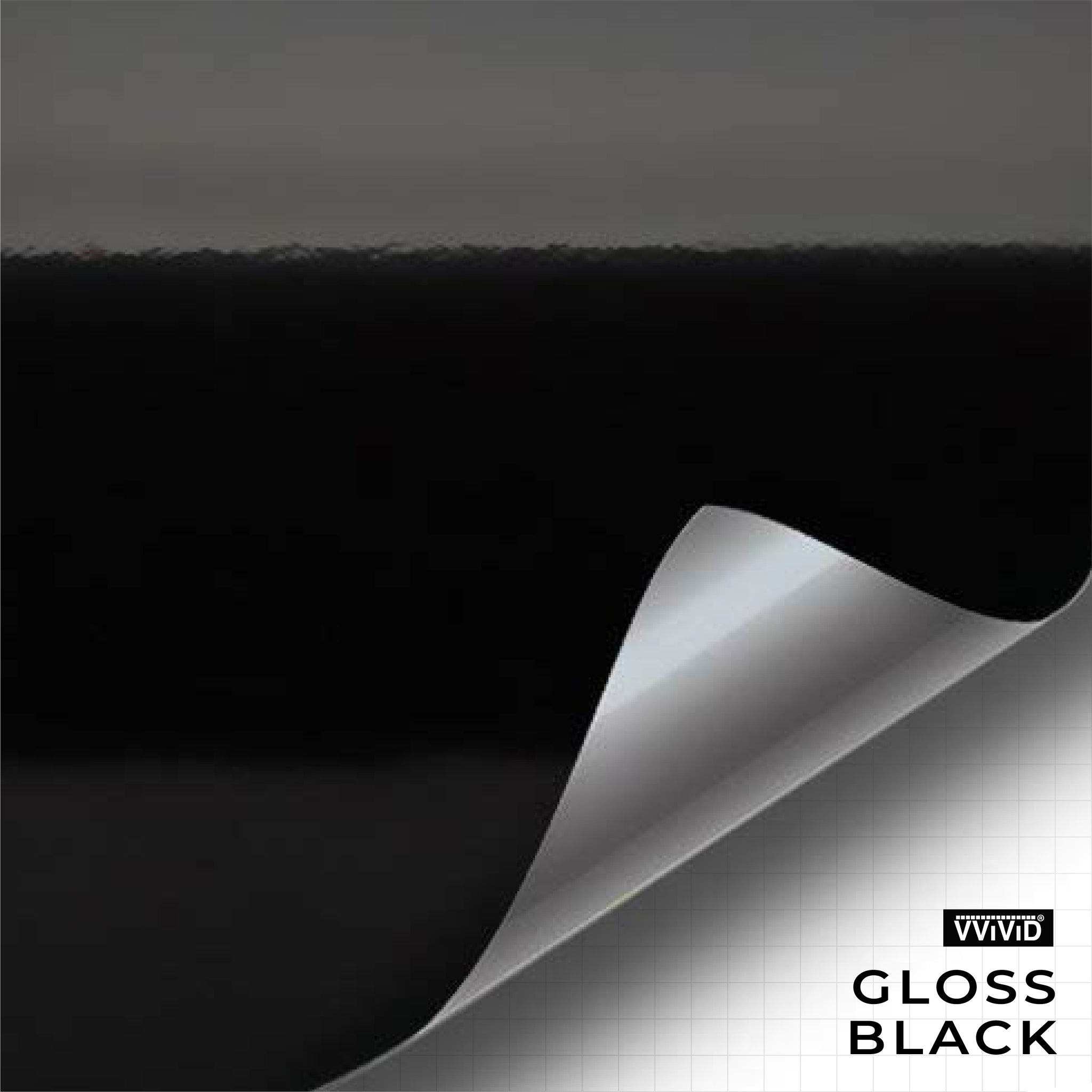 Glossy Black Permanent Vinyl, 12 x 6 FT Vinyl Roll Glossy Black