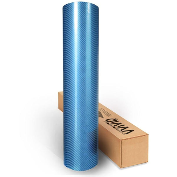 Tek R Blue Gloss Carbon - The VViViD Vinyl Wrap Shop