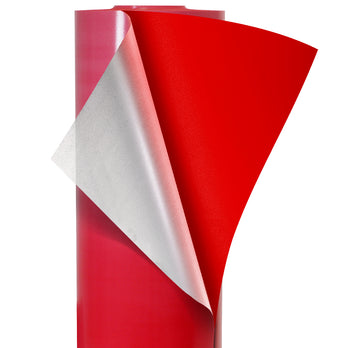 V2 Pro Flock Suede Bright Red Heat Transfer Film HTV - The VViViD Vinyl Wrap Shop
