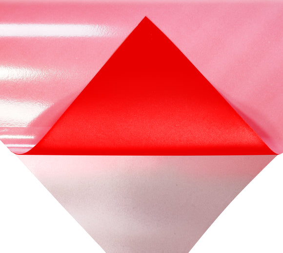 V2 Pro Flock Suede Bright Red Heat Transfer Film HTV - The VViViD Vinyl Wrap Shop