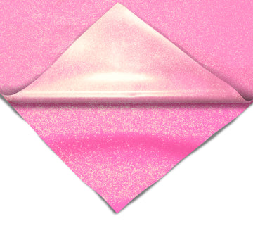 V2 Pro Neon Pink Glitter Heat Transfer Film HTV - The VViViD Vinyl Wrap Shop