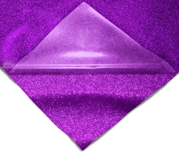 V2 Pro Purple Glitter Heat Transfer Film HTV - The VViViD Vinyl Wrap Shop