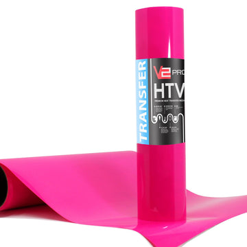 V2 Pro Fluorescent Pink Heat Transfer Film - The VViViD Vinyl Wrap Shop