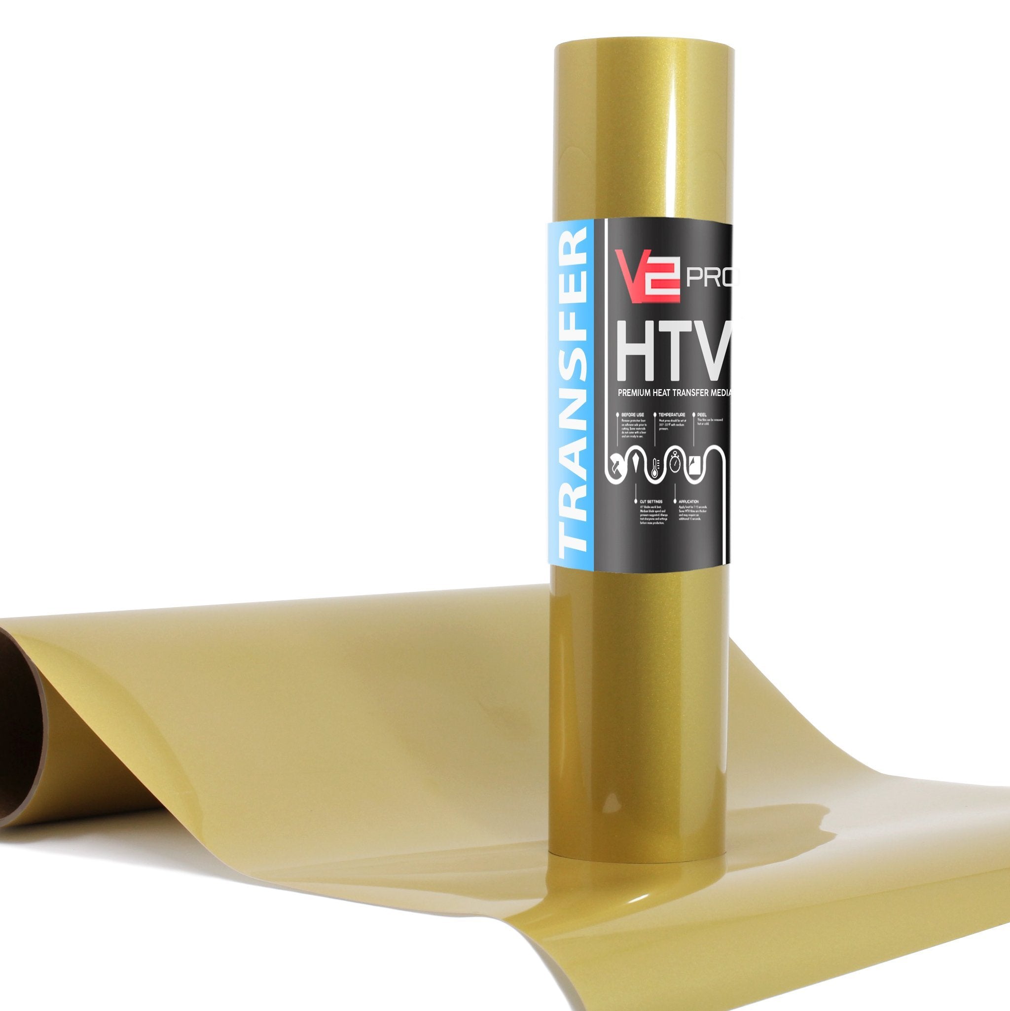 V2 Pro Gold Heat Transfer Film - The VViViD Vinyl Wrap Shop