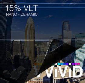 VViViD OPTIC Nano Ceramic Window Tint 15% VLT
