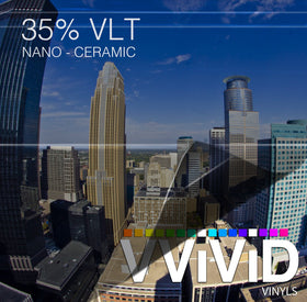 VViViD OPTIC Nano Ceramic Window Tint 35% VLT