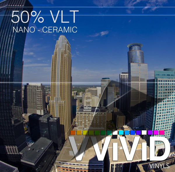 VViViD OPTIC Nano Ceramic Window Tint 50% VLT - The VViViD Vinyl Wrap Shop