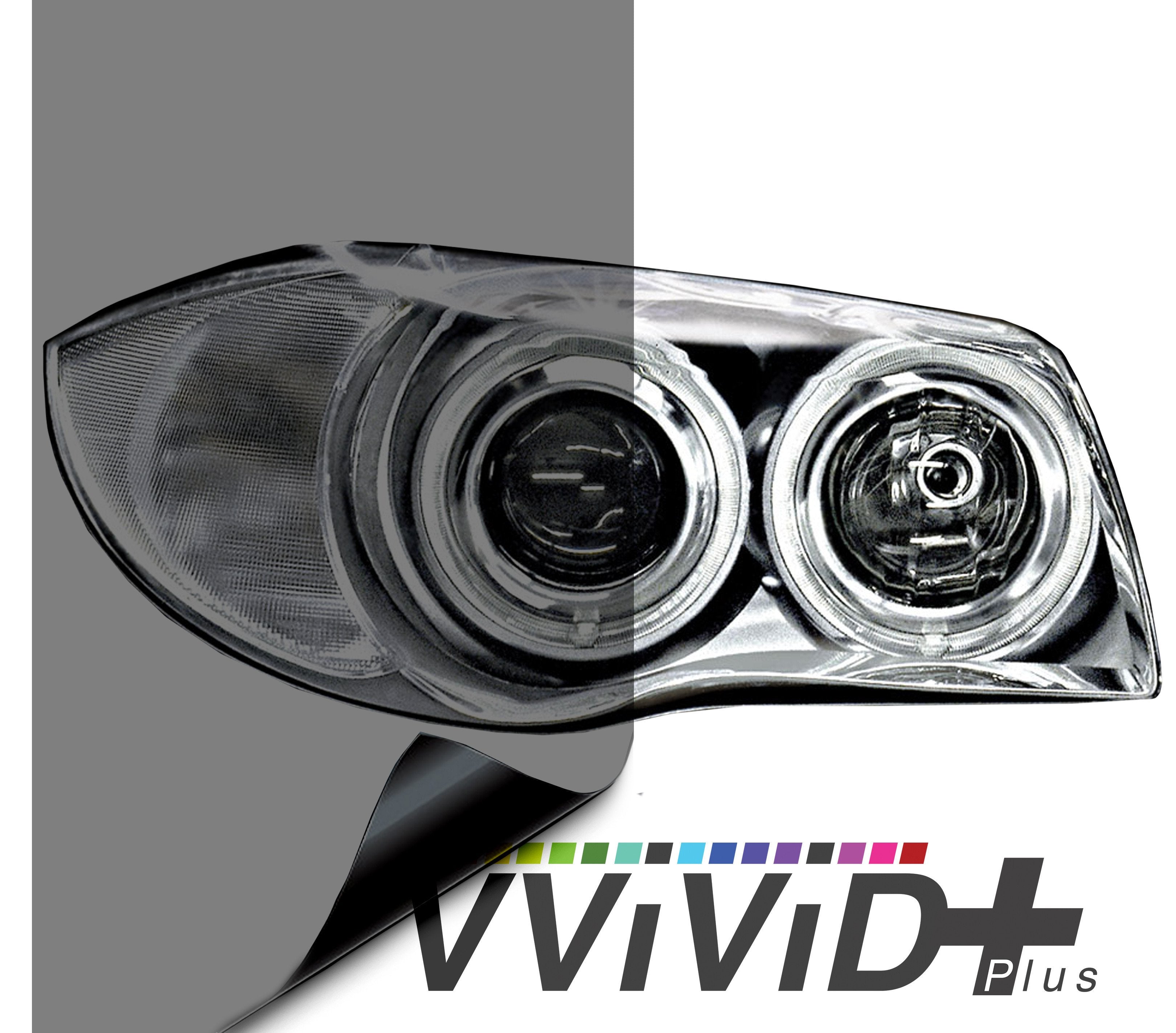 VViViD+ Light Smoke Blackout headlight tail film | The VViViD Shop