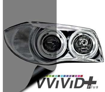 VViViD+ Light Smoke Air-tint® Headlight Tint - The VViViD Vinyl Wrap Shop