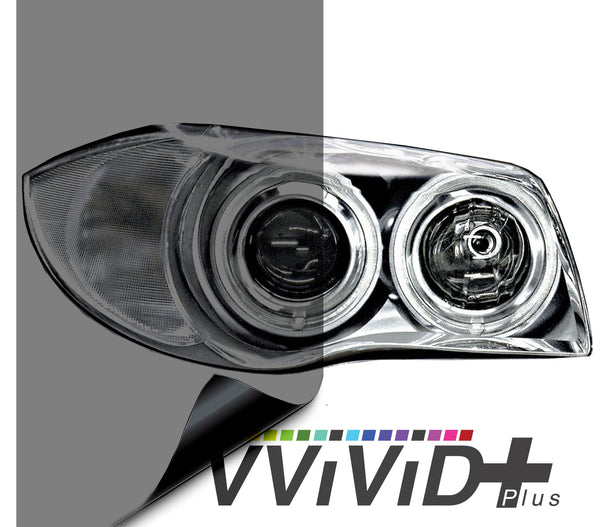 VViViD+ Light Smoke Air-tint® Headlight Tint - The VViViD Vinyl Wrap Shop