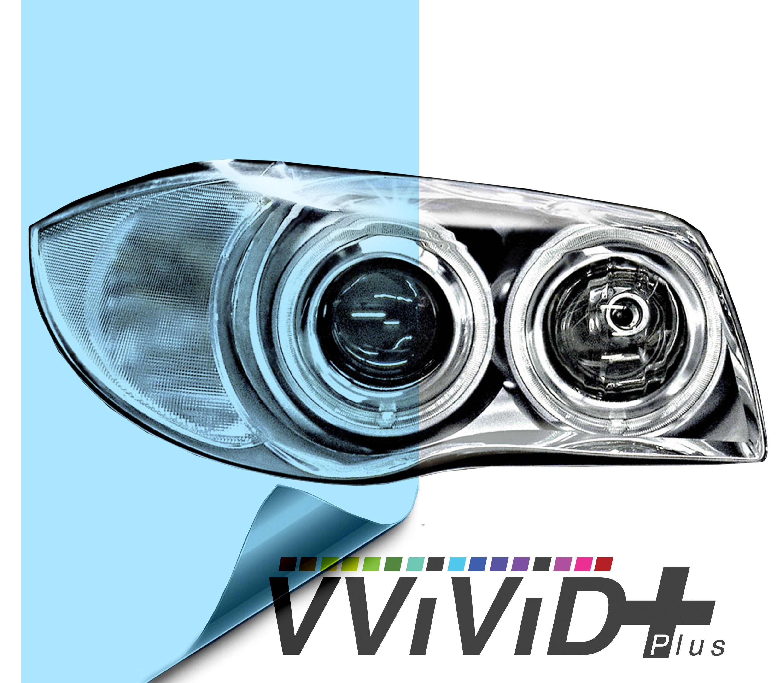 VViViD+ Blue Air-tint® Headlight Tint - The VViViD Vinyl Wrap Shop