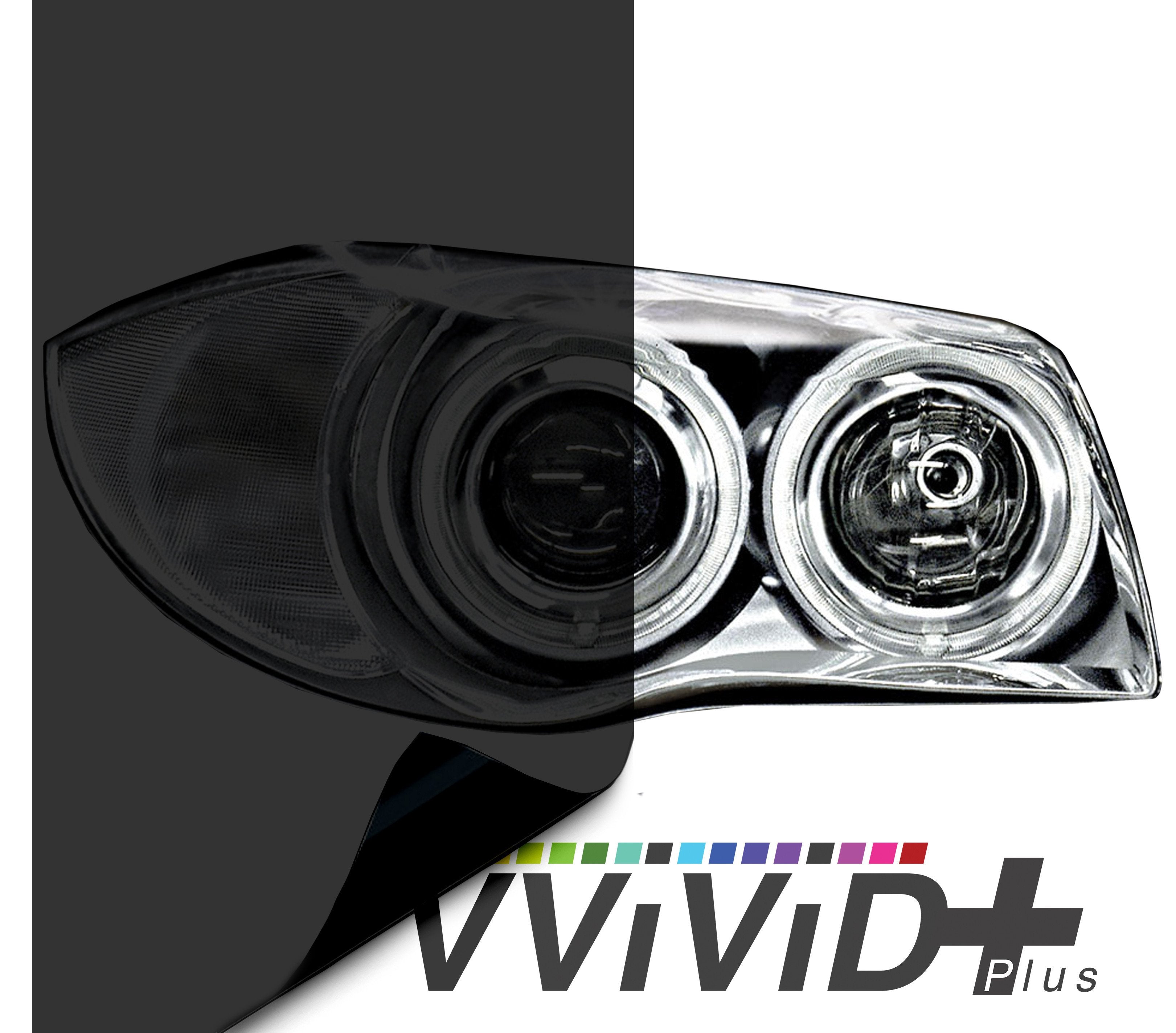 VViViD+ Dark Smoke Air-tint® Headlight Tint - The VViViD Vinyl Wrap Shop