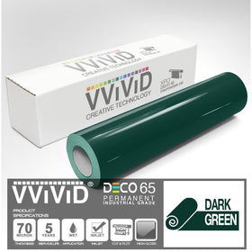 DECO65 Gloss Dark Green Permanent Craft Film