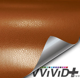 VViViD+ Classic Brown Fine Grain Leather