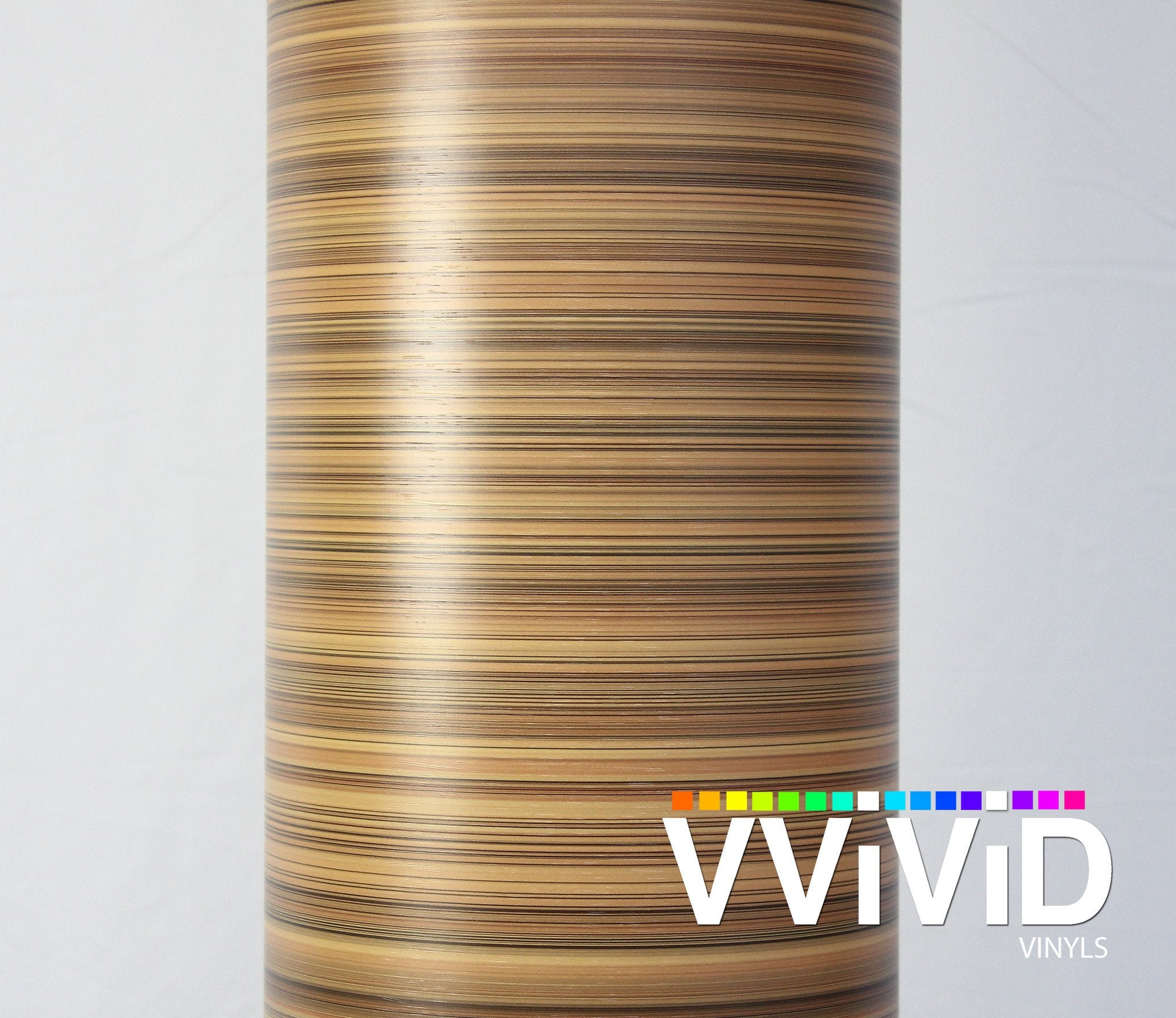 VViViD XPO Wood Grain Matte Knotty Rosewood Premium Film Vinyl Wrap 49 x 1  ft.