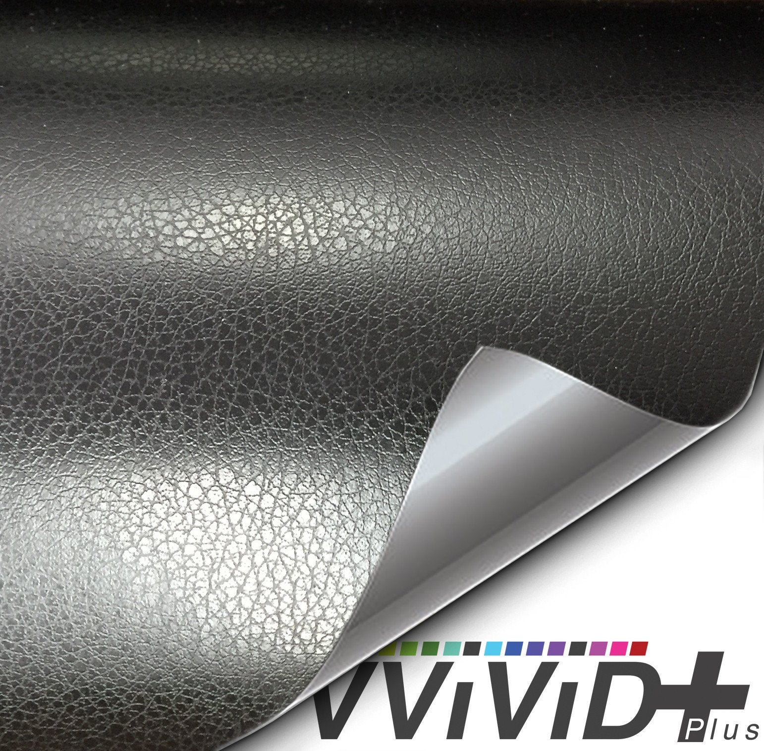 VViViD+ Black Fine Grain Leather - The VViViD Vinyl Wrap Shop
