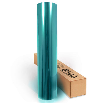 Blue One-Way Mirror Finish Window Privacy Vinyl - The VViViD Vinyl Wrap Shop