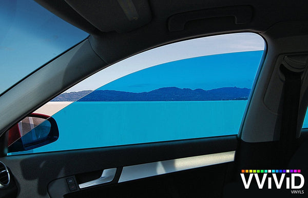VViViD Blue Transparent Window Tint - The VViViD Vinyl Wrap Shop