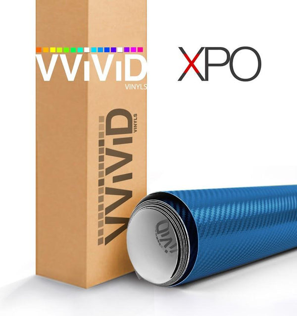 Metallic Blue Dry Carbon - The VViViD Vinyl Wrap Shop