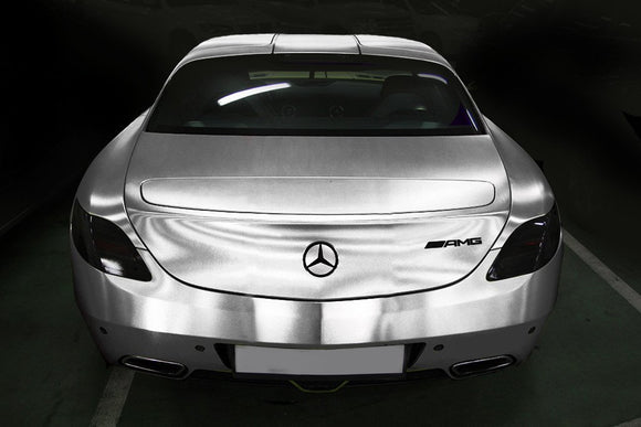 Brushed Chrome Steel - The VViViD Vinyl Wrap Shop