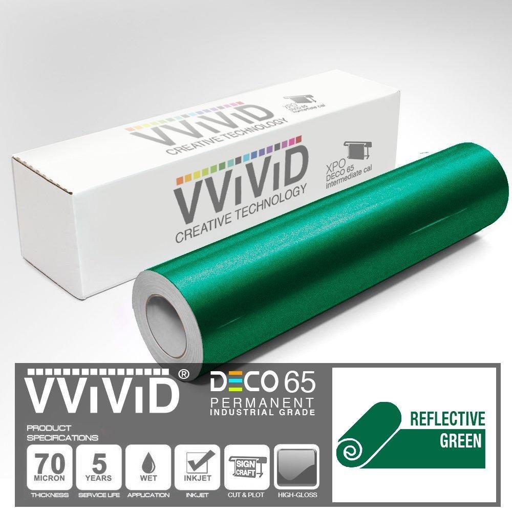 DECO65 Reflective Green Permanent Craft Film - The VViViD Vinyl Wrap Shop