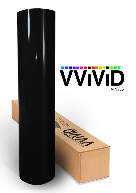 VViViD Auto Air-Release Vinyl Wrap 24 inch x 30 inch 4 Sheet Pack (Gloss Black)