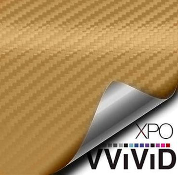 Desert Gold Dry Carbon - The VViViD Vinyl Wrap Shop
