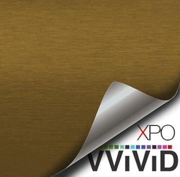 Gold Brushed Steel - The VViViD Vinyl Wrap Shop