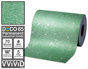 Deco65 Green Glitter Craft Vinyl