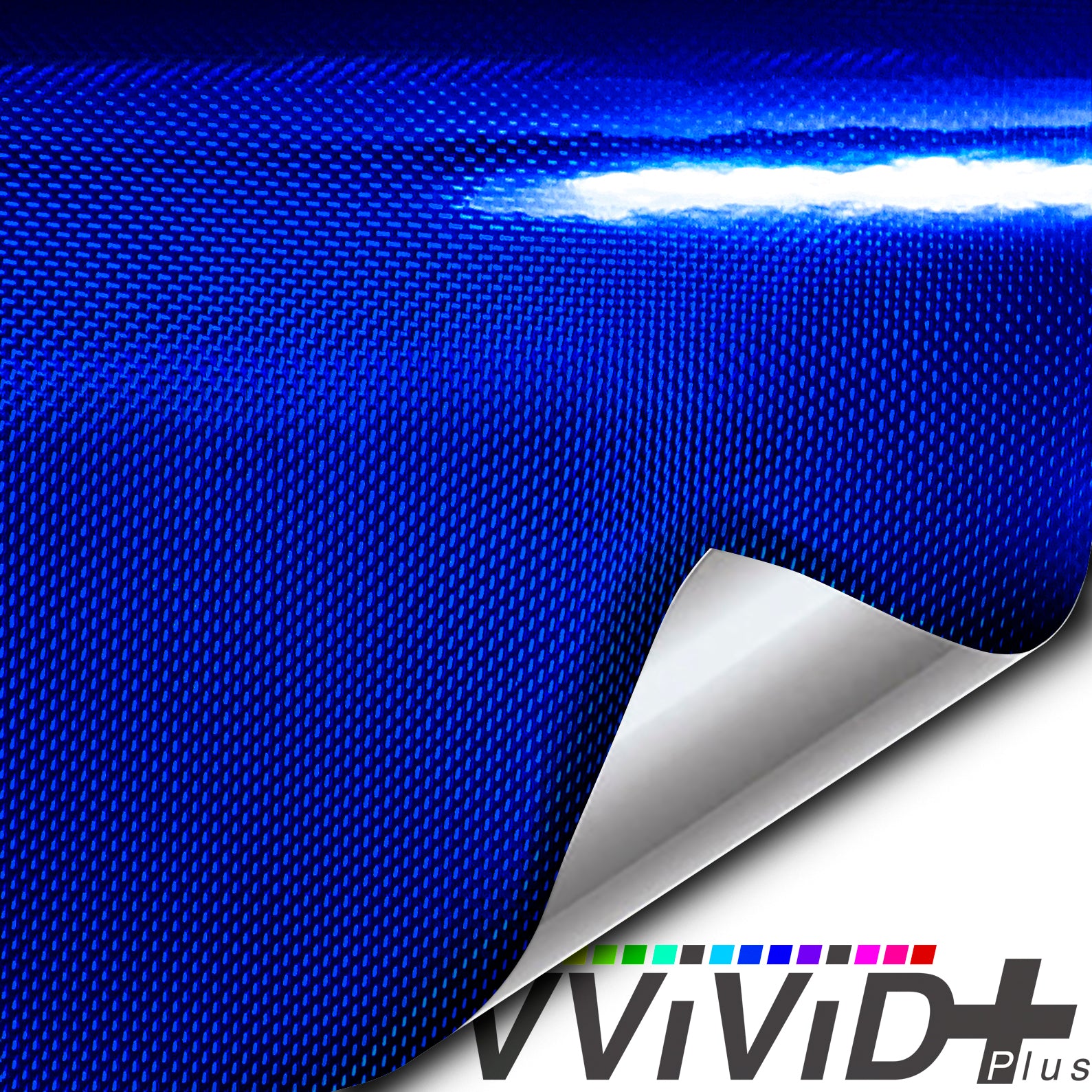 VVIVID+ Black Carbon Fiber Vinyl Wrap