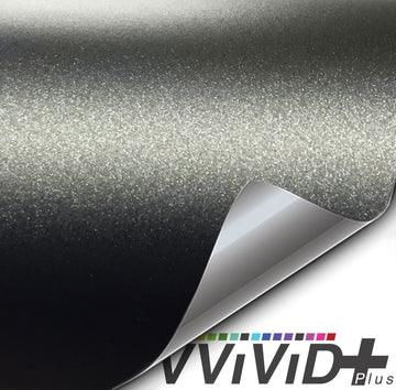 VViViD+ Matte Metallic Black (Ghost) - The VViViD Vinyl Wrap Shop