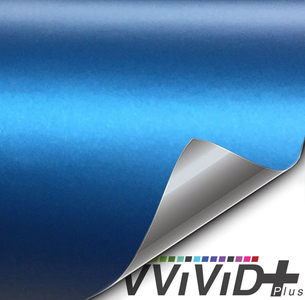 VViViD+ Matte Metallic Blue (Ghost) - The VViViD Vinyl Wrap Shop