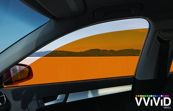 VViViD Orange Transparent Window Tint - The VViViD Vinyl Wrap Shop
