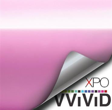 Pink Gloss Car Wrap Vinyl Roll with Air Release Adhesive 3mil-VViViD8 (25ft  x 5ft)