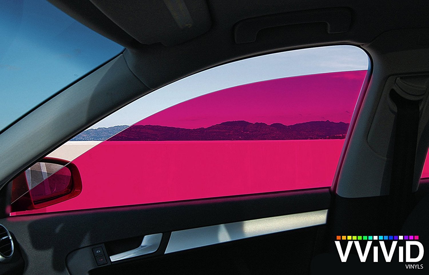 VViViD Pink Transparent Window Tint - The VViViD Vinyl Wrap Shop