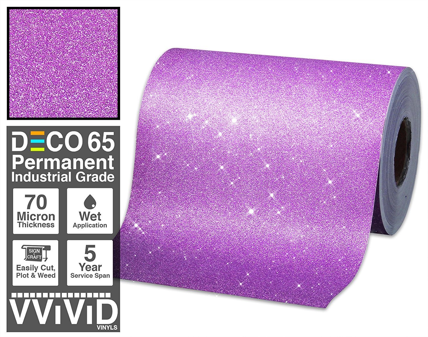 Cricut® Vinyl - Permanent (15 ft), Purple 