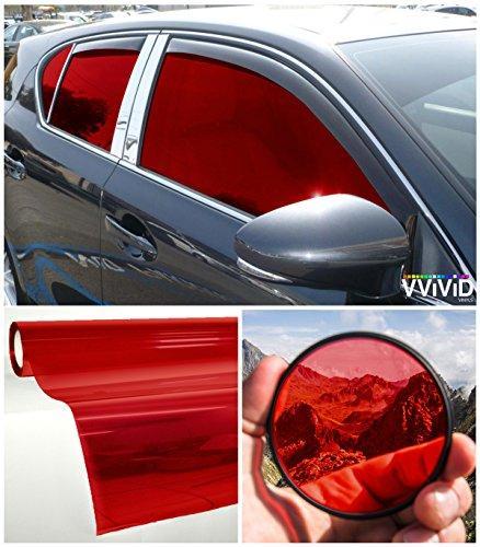 VViViD Red Transparent Window Tint - The VViViD Vinyl Wrap Shop