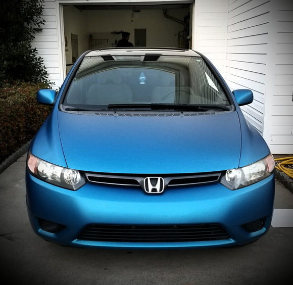 VViViD+ Matte Metallic Blue (Ghost) - The VViViD Vinyl Wrap Shop