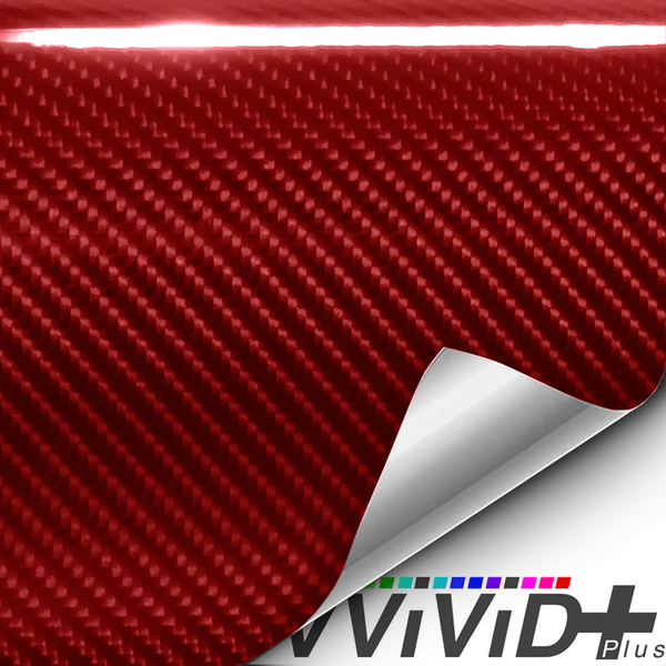 Epoxy Demon Red Gloss Carbon (Interior Use) - The VViViD Vinyl Wrap Shop
