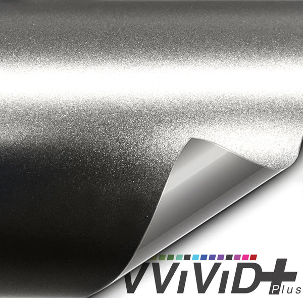 VViViD+ Satin Chrome Titanium - The VViViD Vinyl Wrap Shop