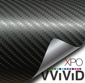 VViViD + Rouleau de vinyle en carbone composite forgé Noir 2020 (30 x 152  cm)