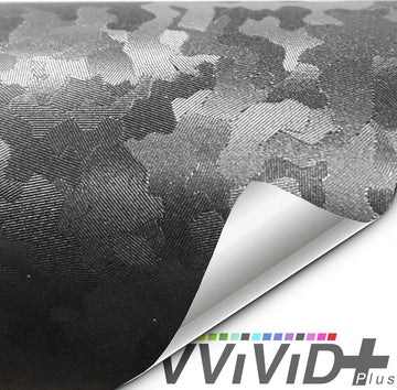 VVIVID+ Black Stealth Camouflage Micro Pattern - The VViViD Vinyl Wrap Shop