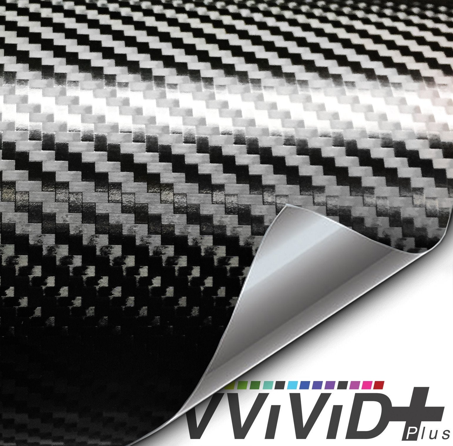VVIVID+ Black Carbon Fiber Vinyl Wrap | The VViViD