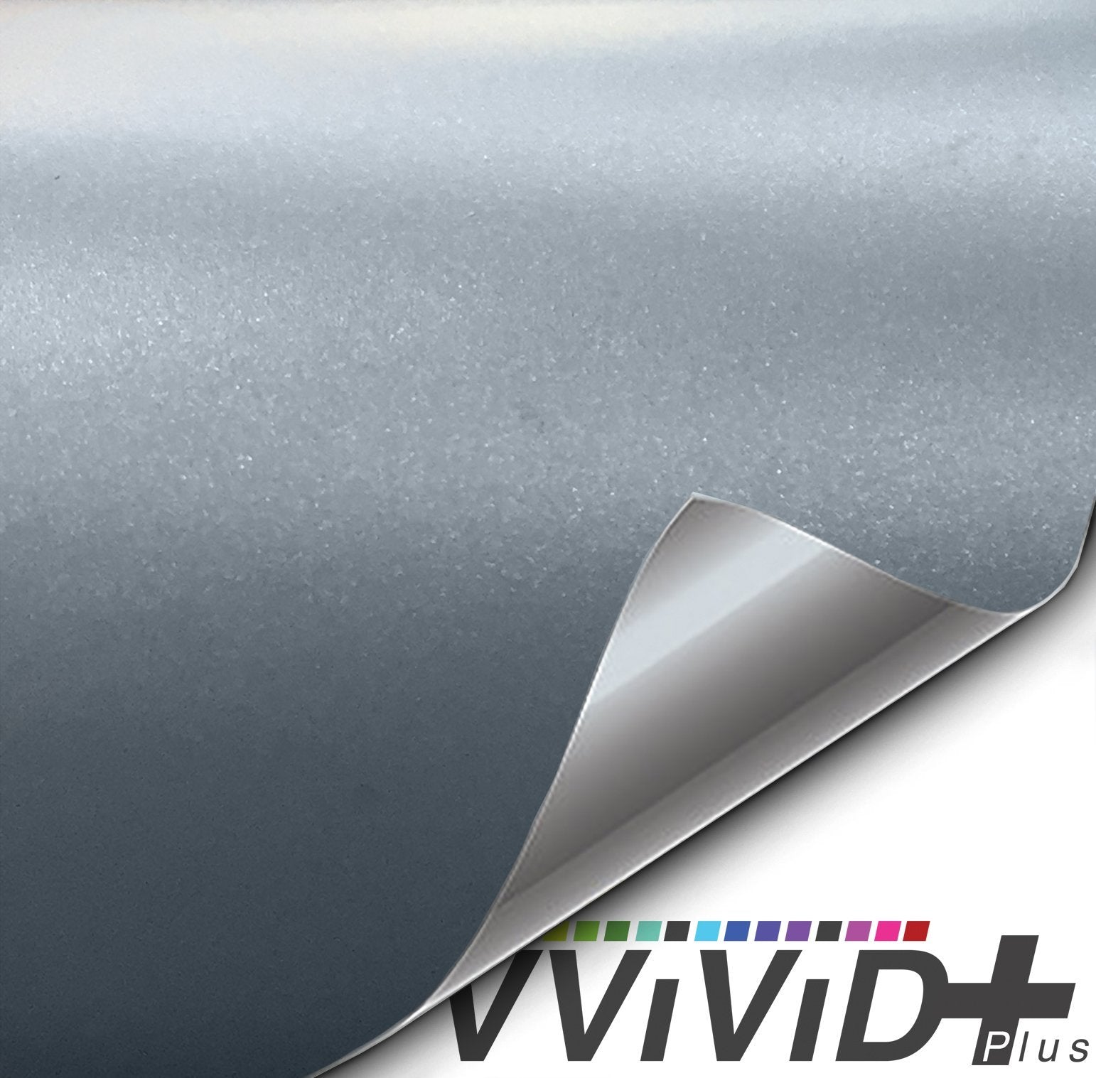 VViViD+ Matte METALLIC iridium silver grey vinyl wrap film on sale now!